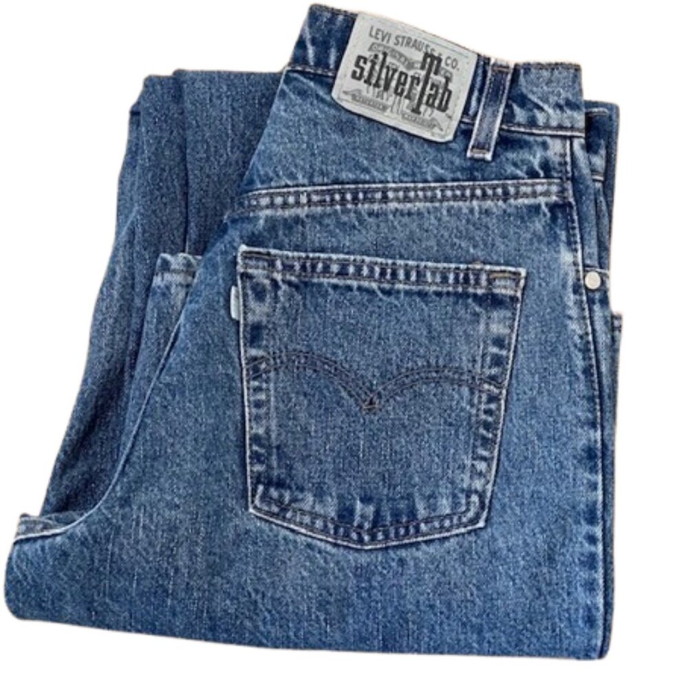 VINTAGE 90s Levi's SilverTab Loose Jeans W 30